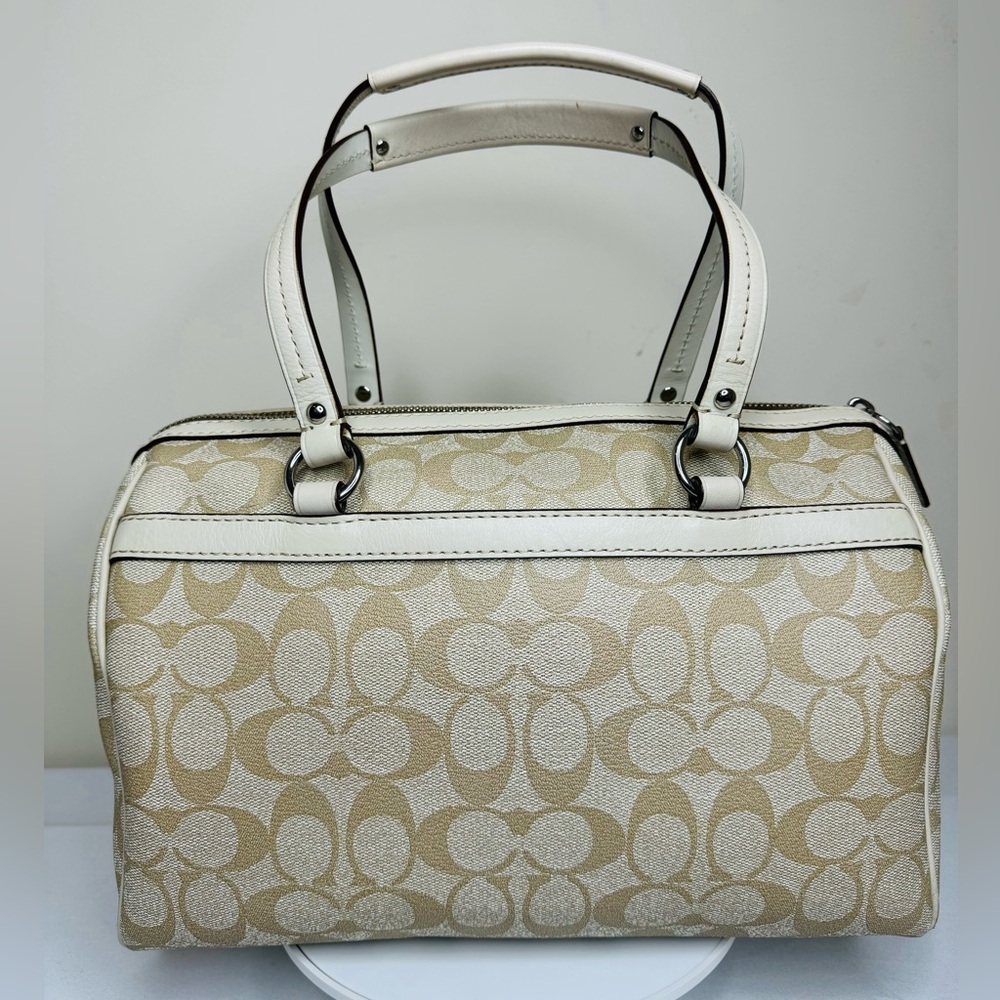 COACH SPEEDY TOTE PINK SIGNATURE C - Picture 7 of 12